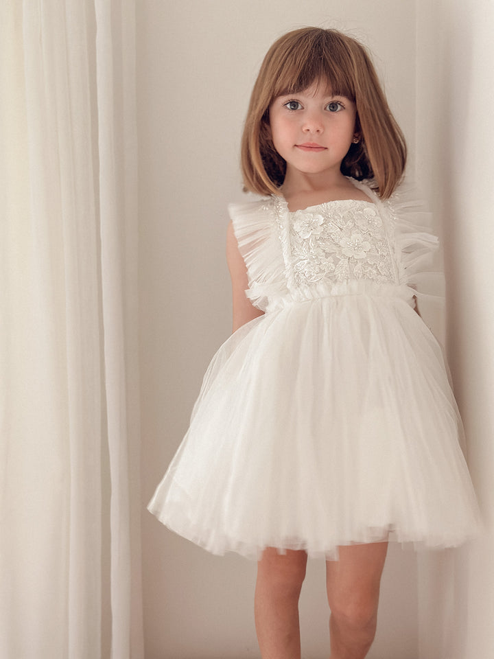 A Little Extra Dress - Ivory