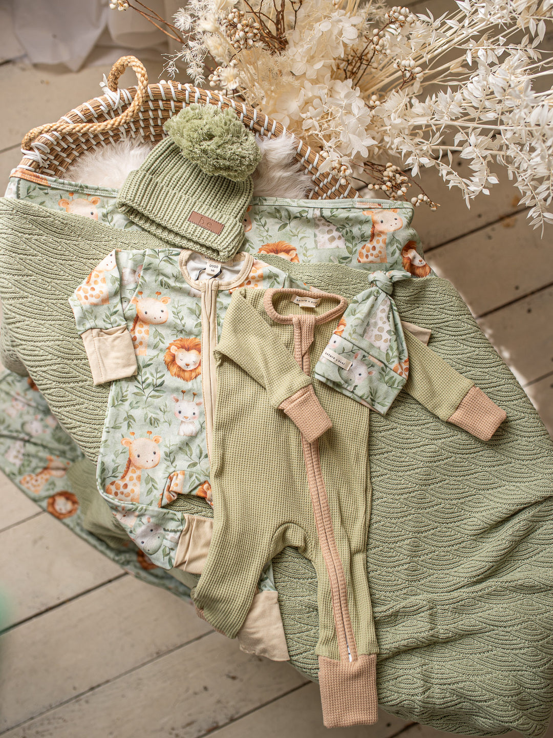 Wild & Free Onesie - Green