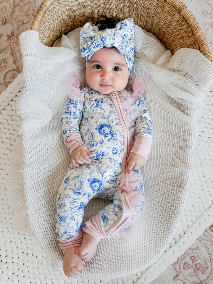 Something Blue Onesie - Toile
