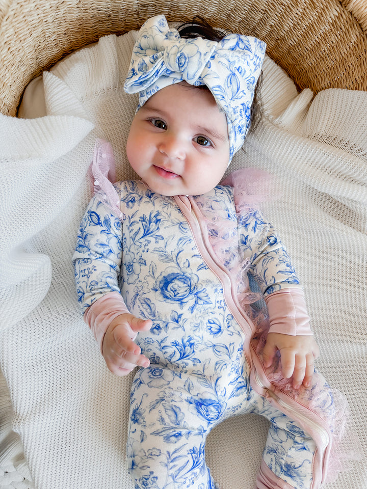 Something Blue Onesie - Toile