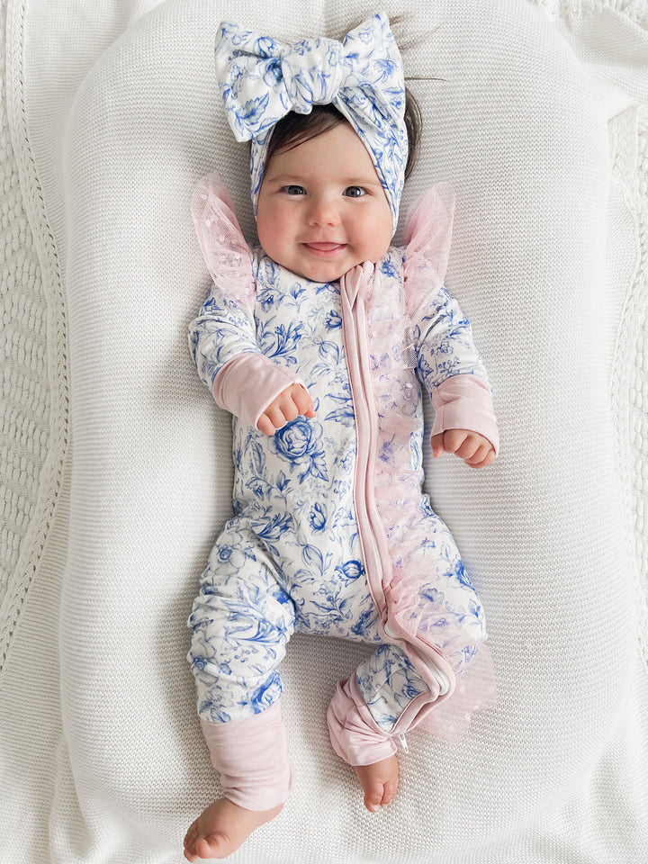 Something Blue Onesie - Toile