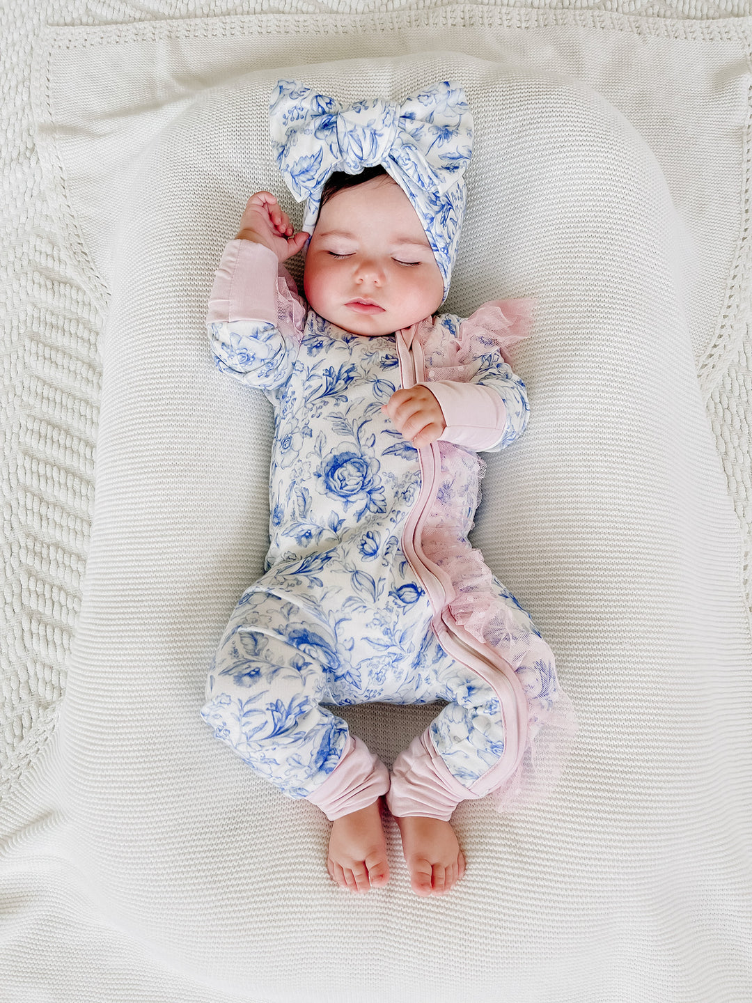 Something Blue Onesie - Toile