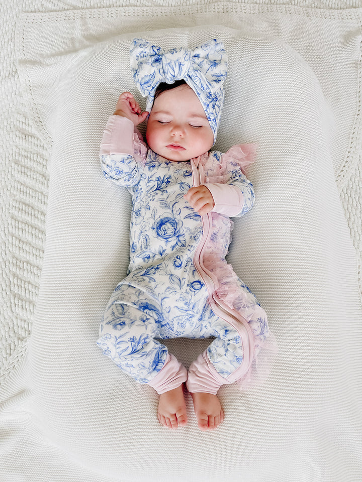 Something Blue Onesie - Toile