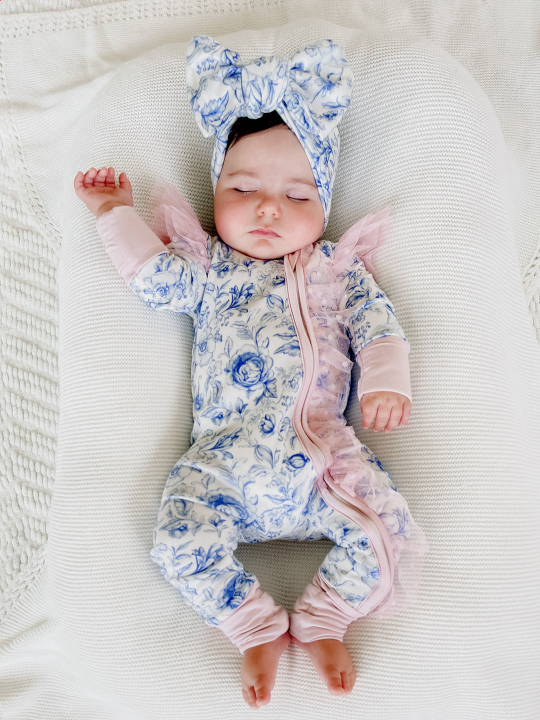 Something Blue Onesie - Toile