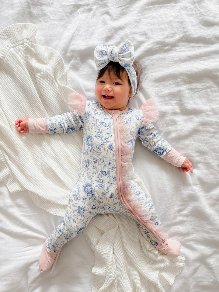 Something Blue Onesie - Toile