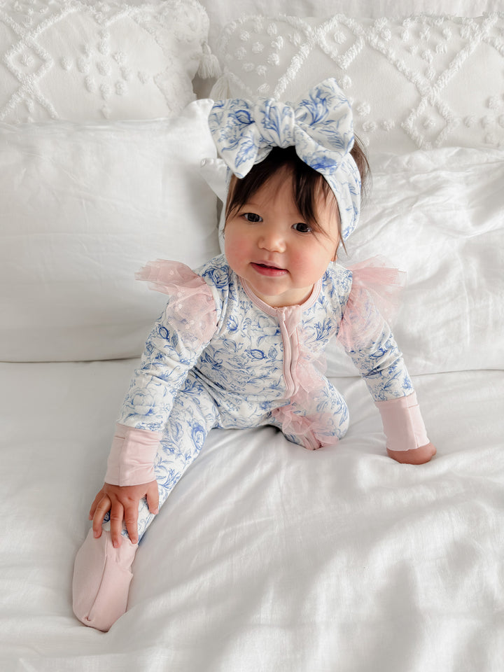 Something Blue Onesie - Toile