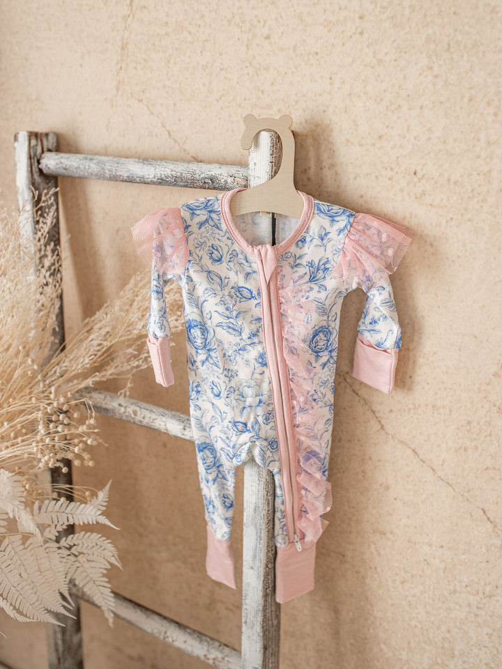 Something Blue Onesie - Toile