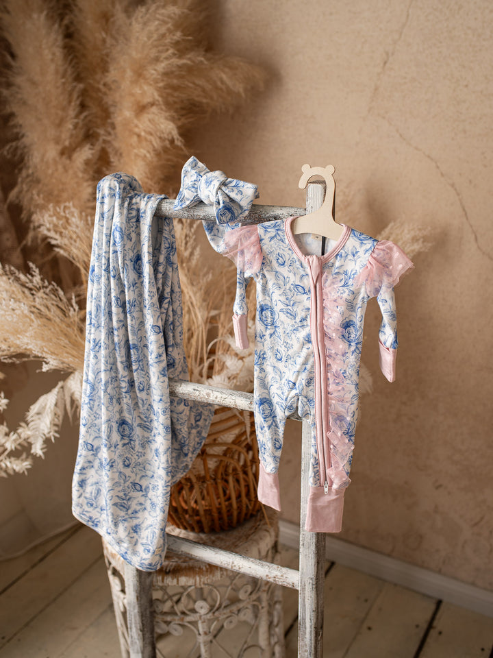 Something Blue Onesie - Toile