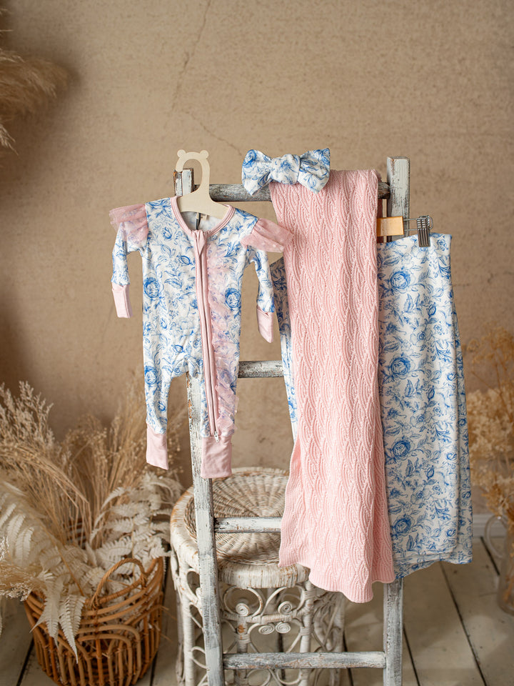 Something Blue Onesie - Toile