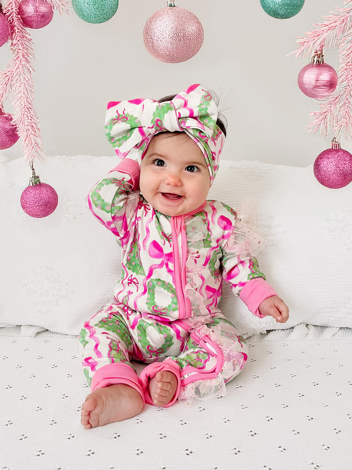 Tis The Season – Wreath Onesie