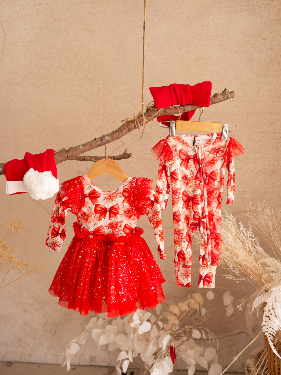 All I Wish Red Bow Dress