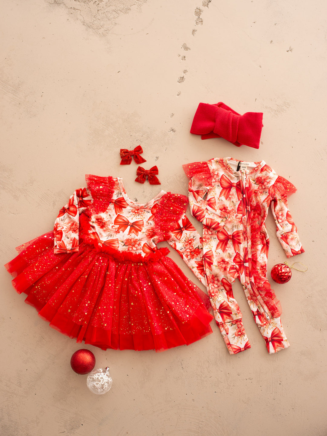 All I Wish Red Bow Dress