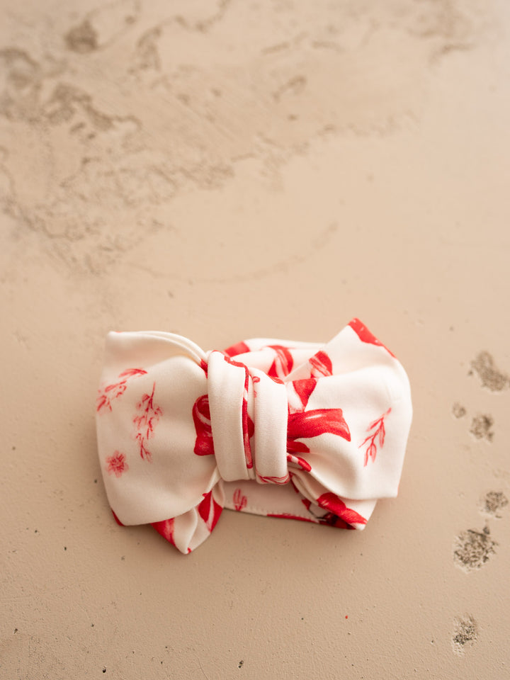 Tis The Season  - Topknot Headwrap Candy Bow