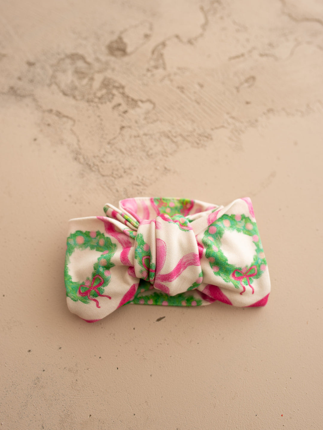 Tis The Season  - Topknot Headwrap Wreath