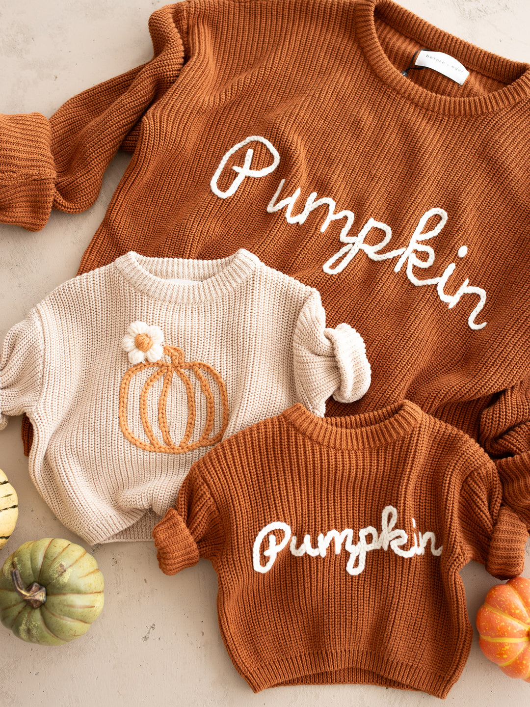 Pumpkin Pie Sweater - Rust Unisex Adult