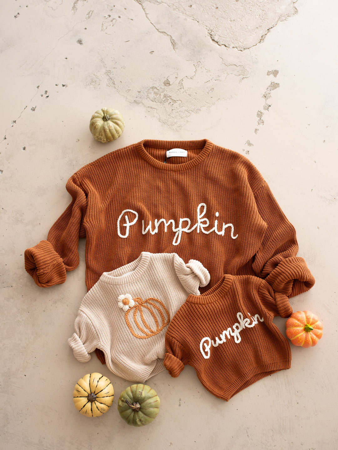 Pumpkin Pie Sweater - Rust Unisex Adult