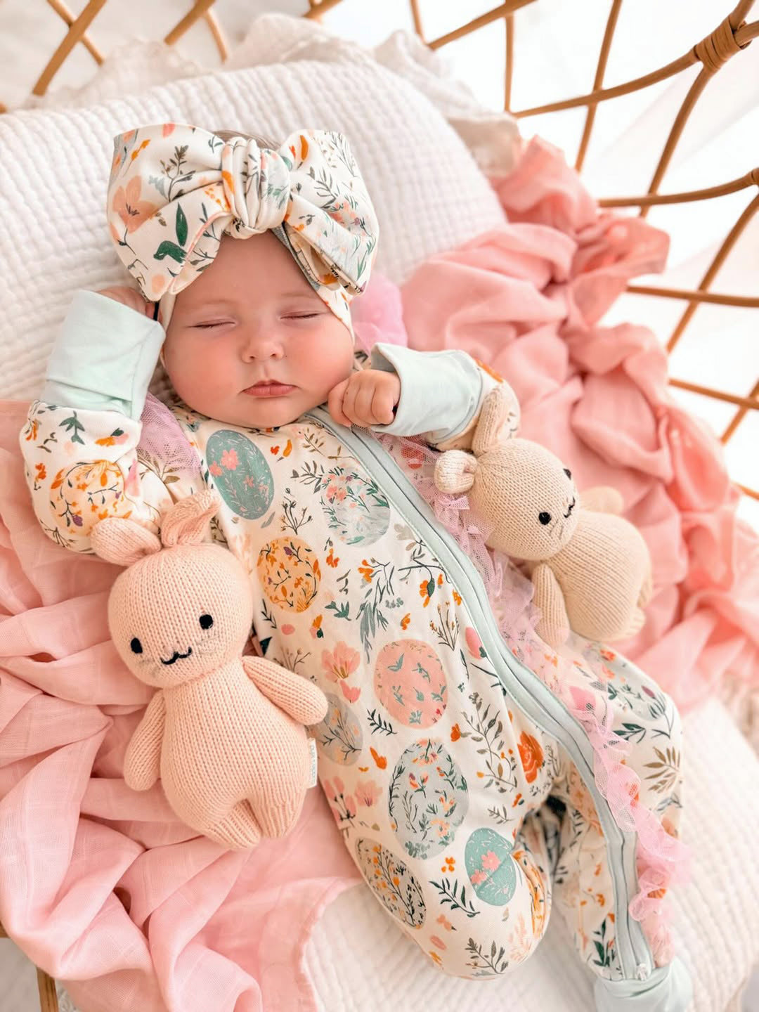 Bunny & Friends Onesie – Easter Eggs