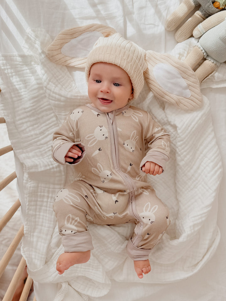 Bunny & Friends Onesie – Earthy Bunny