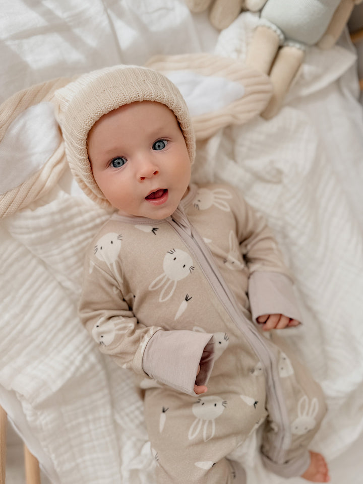 Bunny & Friends Onesie – Earthy Bunny