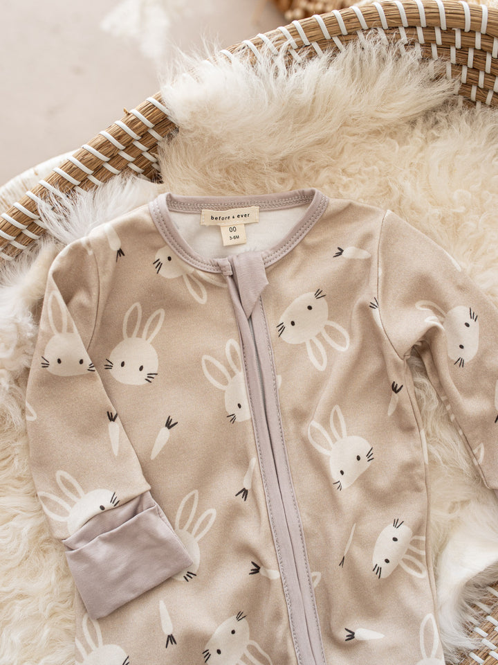 Bunny & Friends Onesie – Earthy Bunny