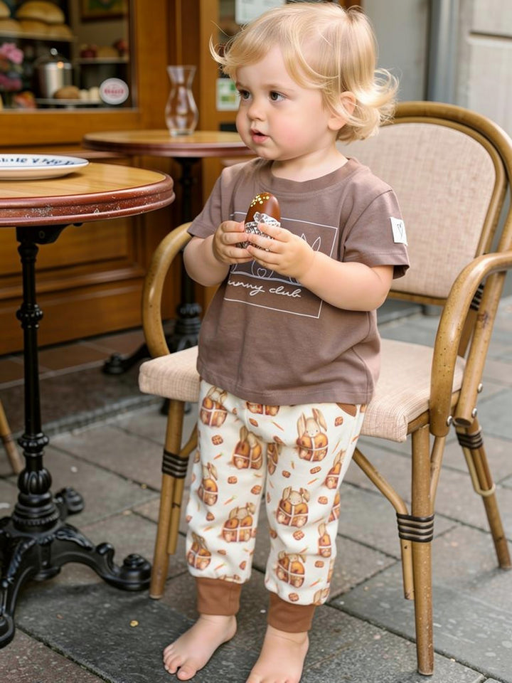 Bunny & Friends Sweatpants – Hot Cross Bun