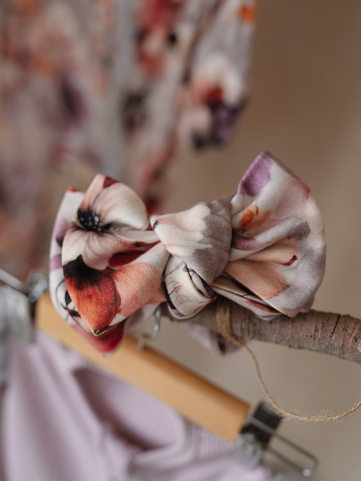 Flower Story - Topknot Headwrap Lilac