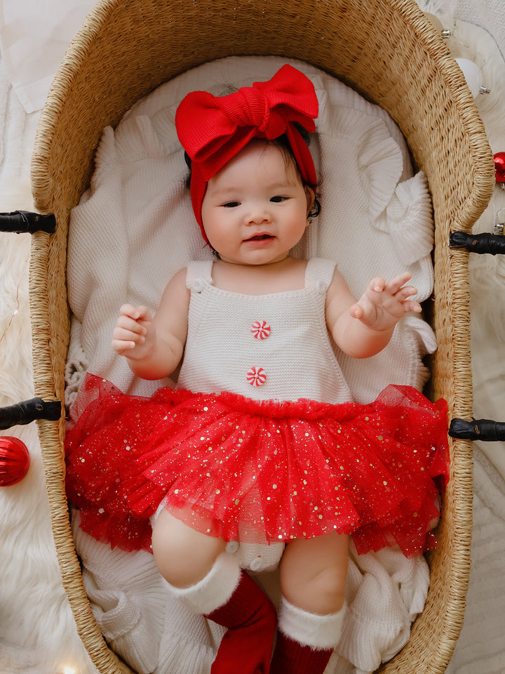 Peppermint Twirl Singlet Romper