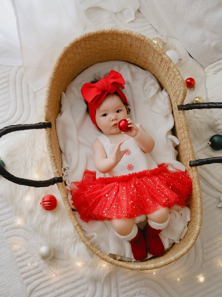 Peppermint Twirl Singlet Romper