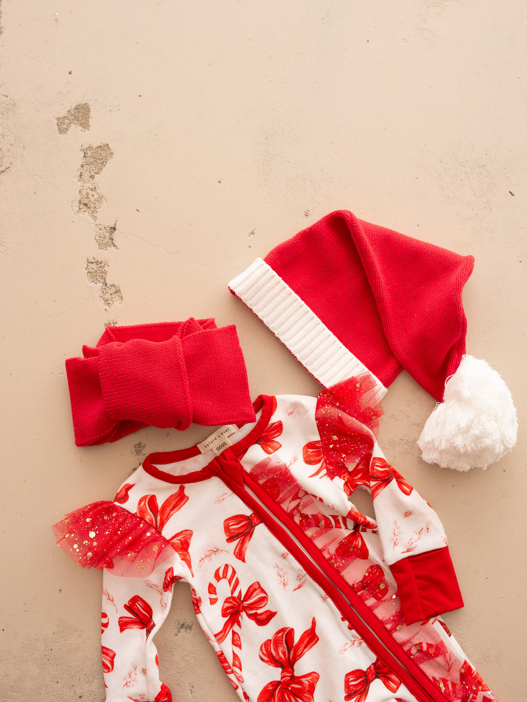 Pure - Knitted Oversized Topknot Headwrap Red