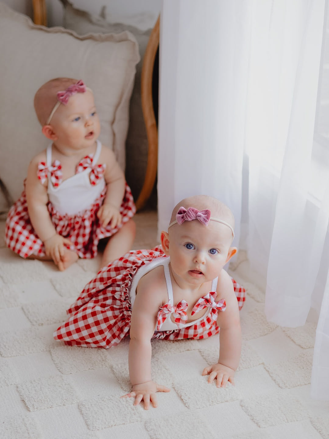 Gingham Giggles Romper