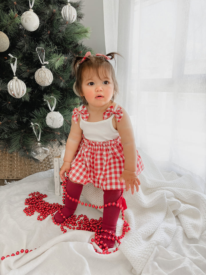 Gingham Giggles Romper