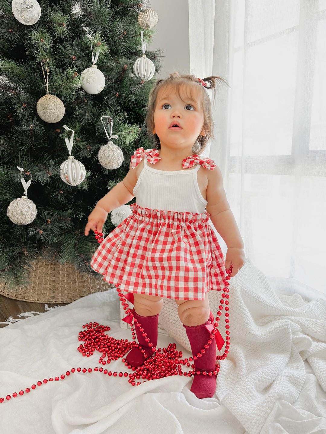 Gingham Giggles Romper