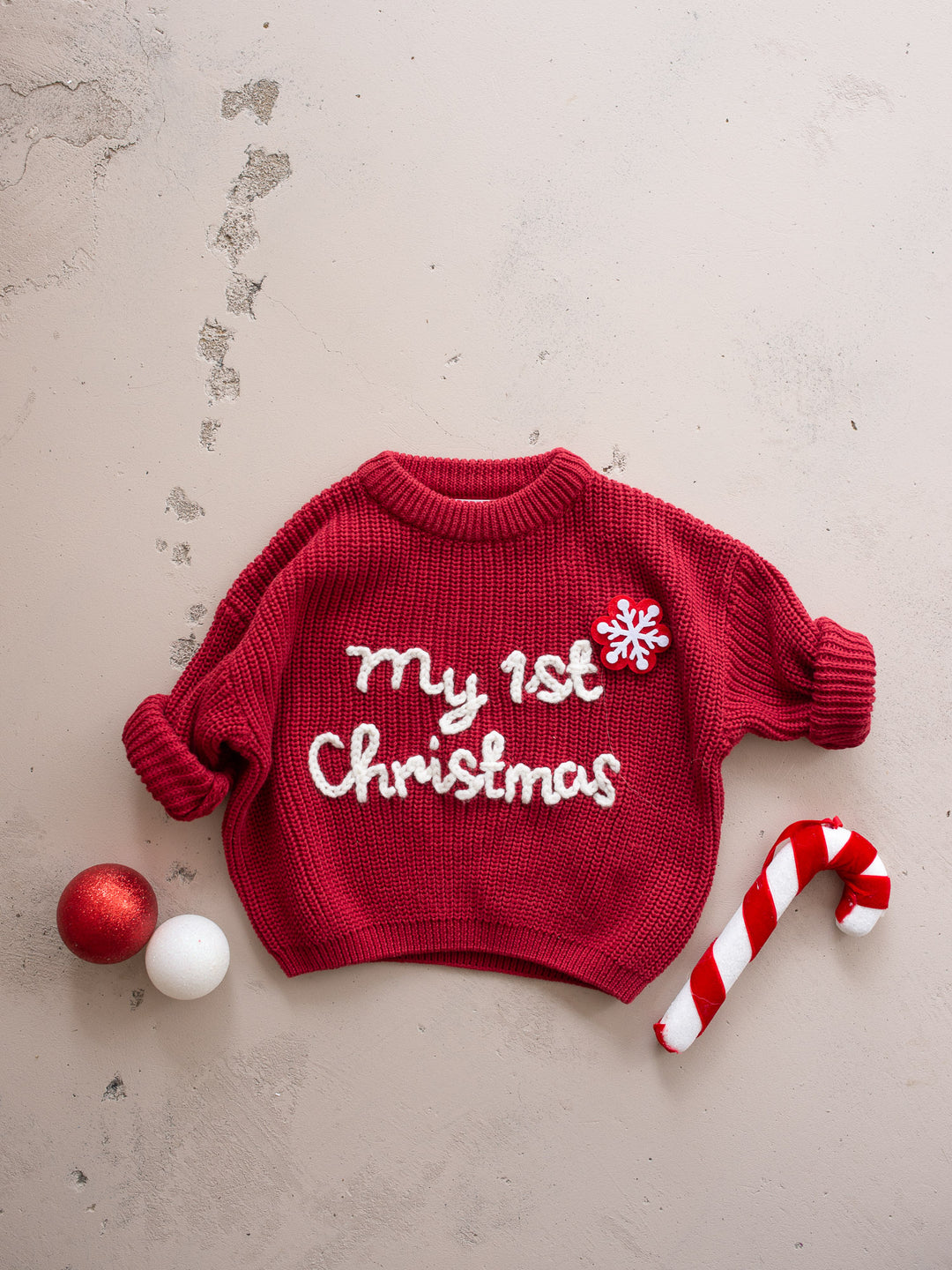 My 1st Christmas Sweater - Red