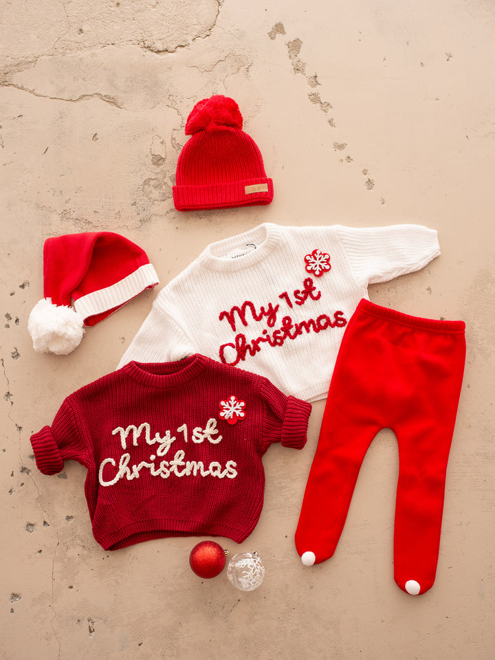 My 1st Christmas Sweater - Red
