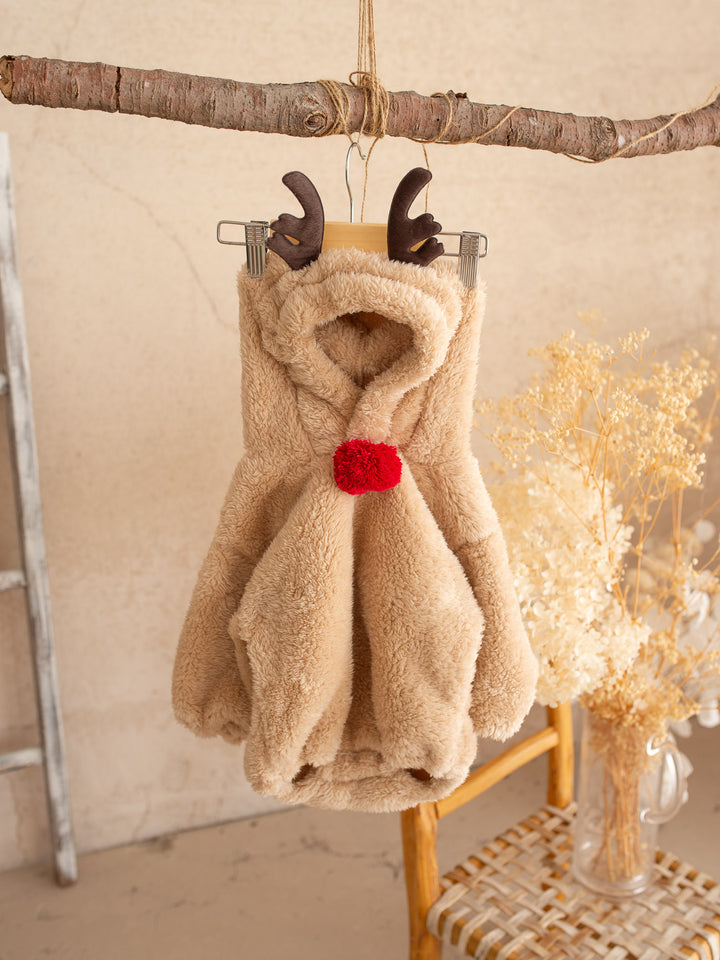 Baby Rudolph Plush Romper