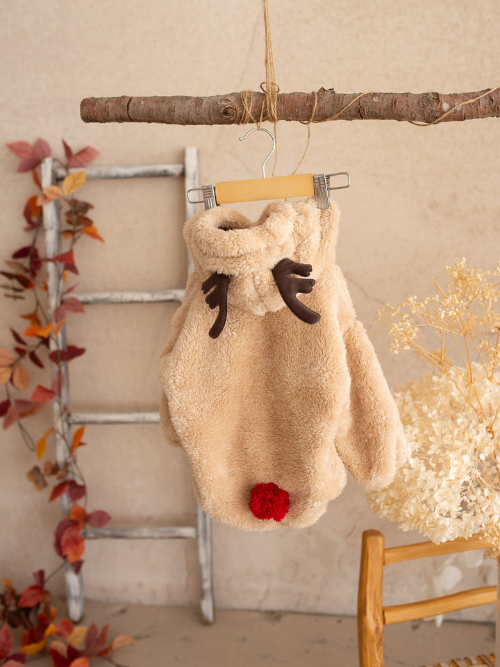 Baby Rudolph Plush Romper