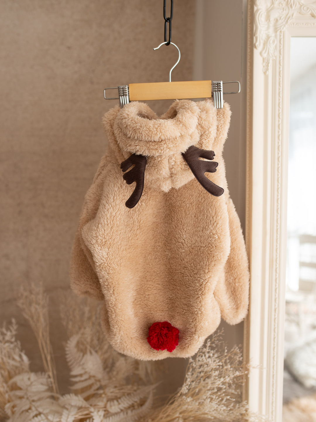 Baby Rudolph Plush Romper