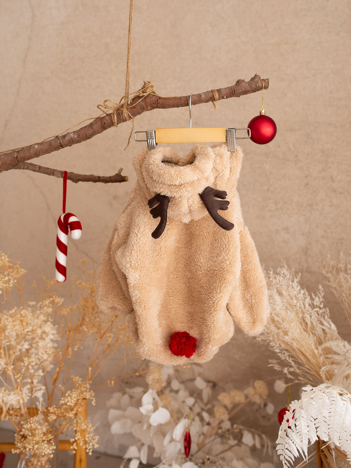 Baby Rudolph Plush Romper
