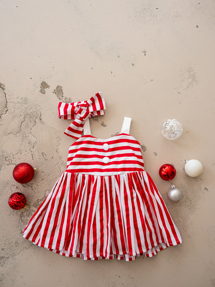 Candy Kisses Headwrap - Red / White