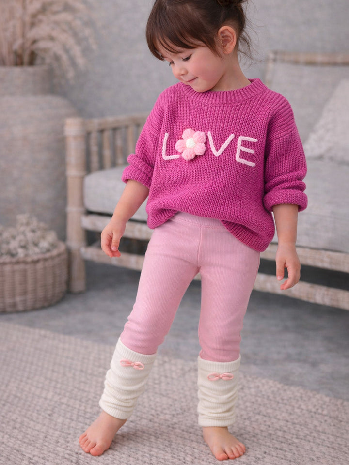 Love Sweater - Fuchsia