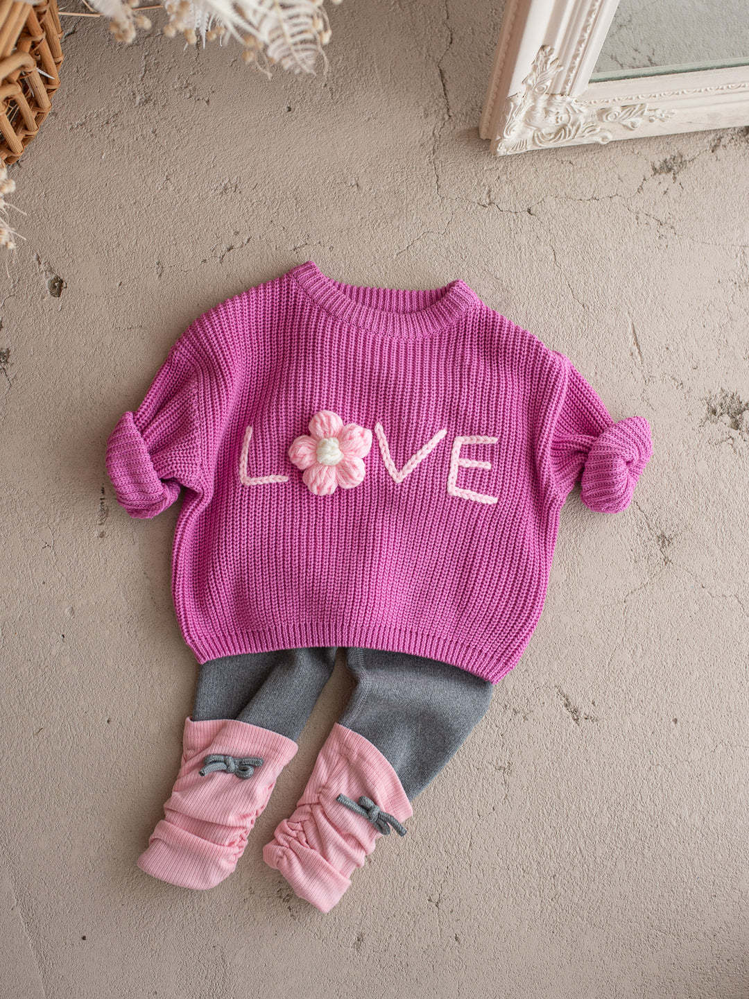 Love Sweater - Fuchsia