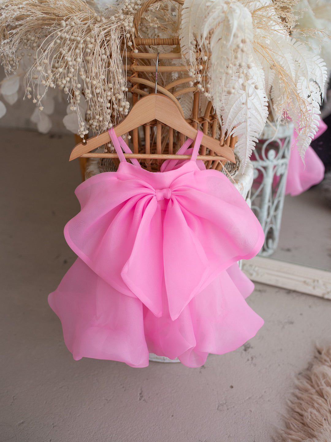 Love In Full Bloom Dress - Hot Pink