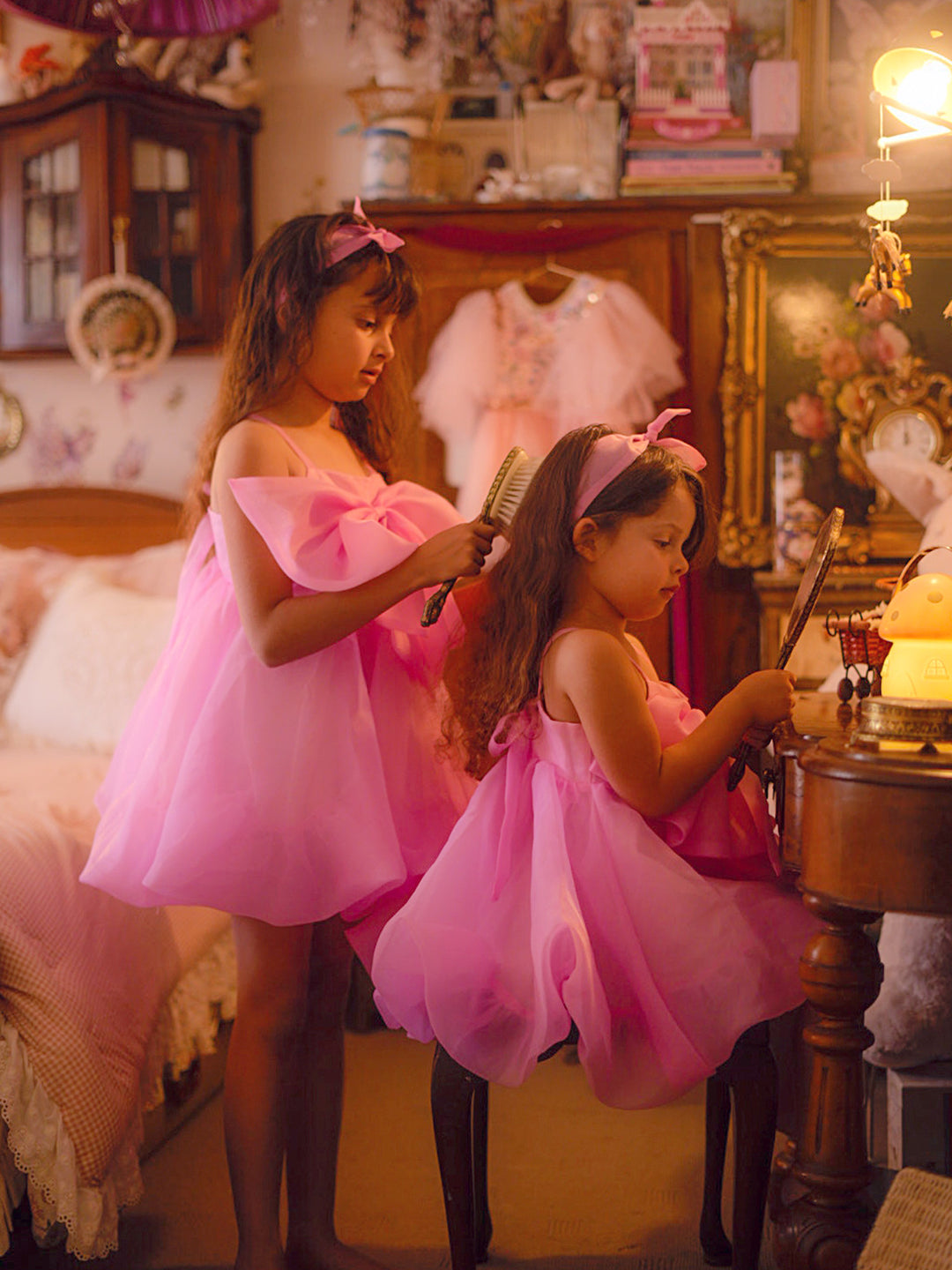 Love In Full Bloom Dress - Hot Pink