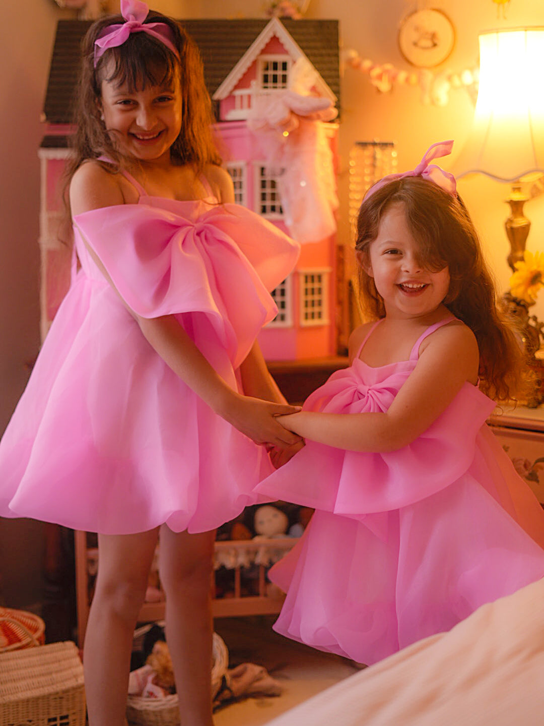 Love In Full Bloom Dress - Hot Pink