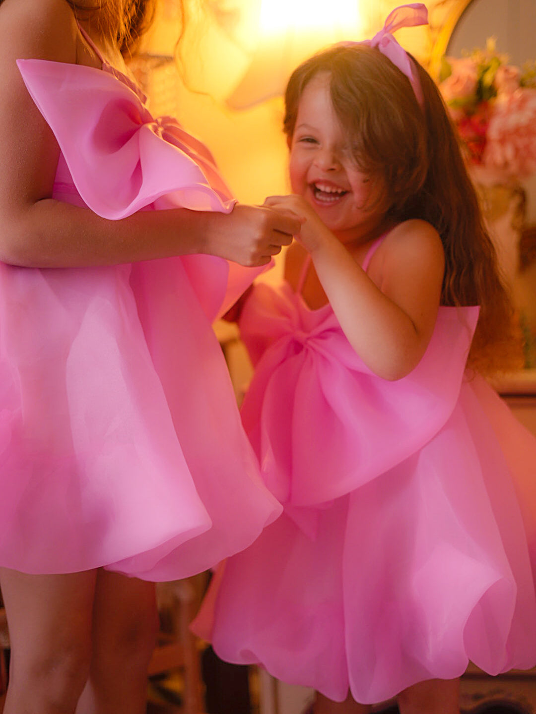 Love In Full Bloom Dress - Hot Pink