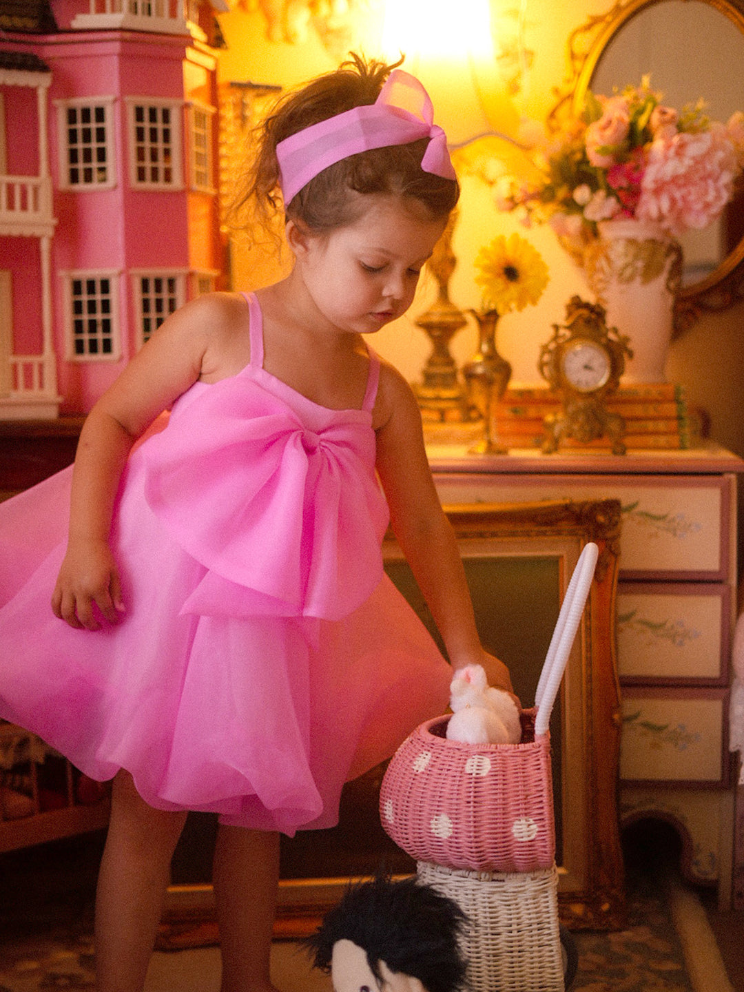 Love In Full Bloom Dress - Hot Pink