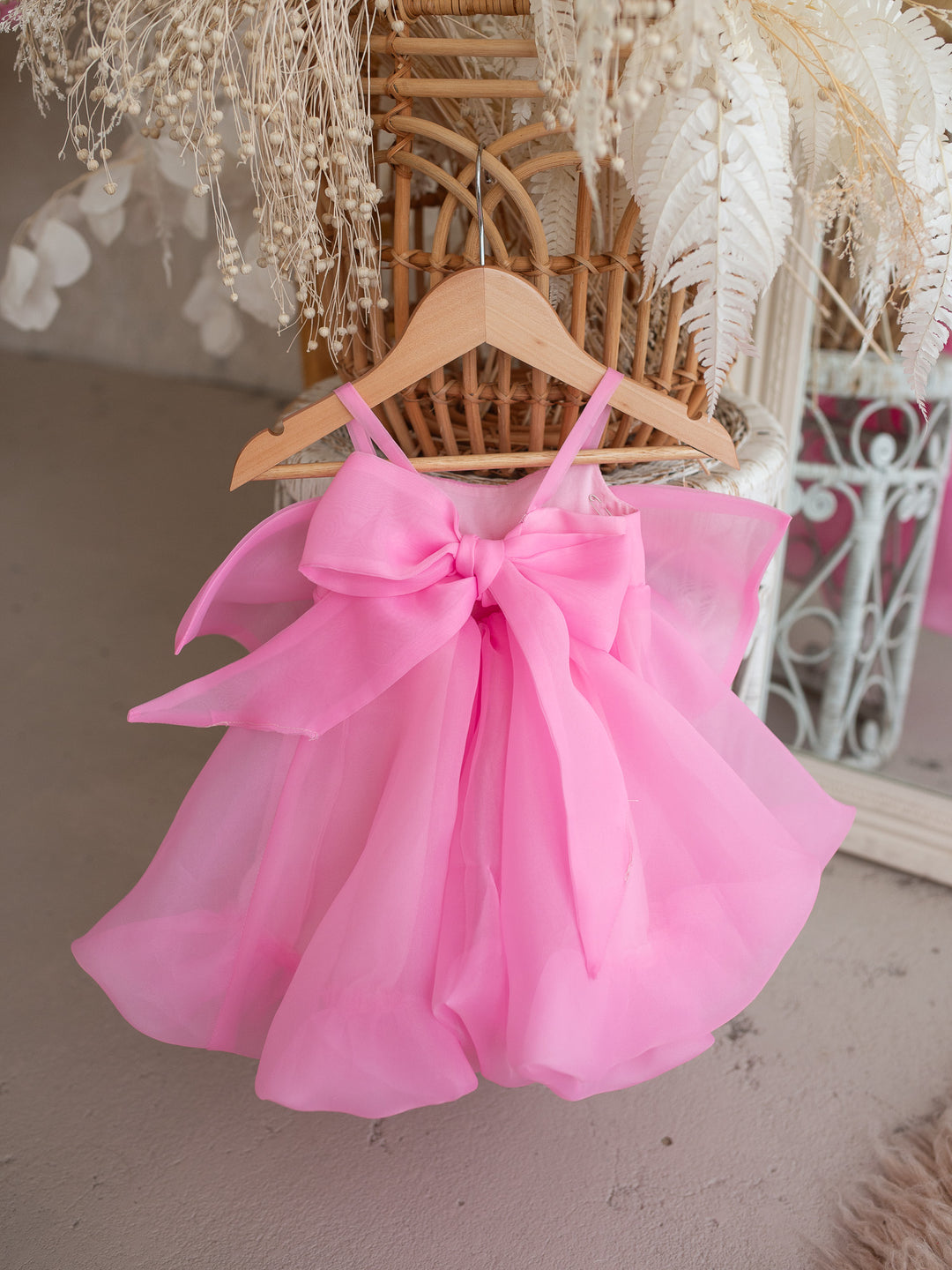 Love In Full Bloom Dress - Hot Pink