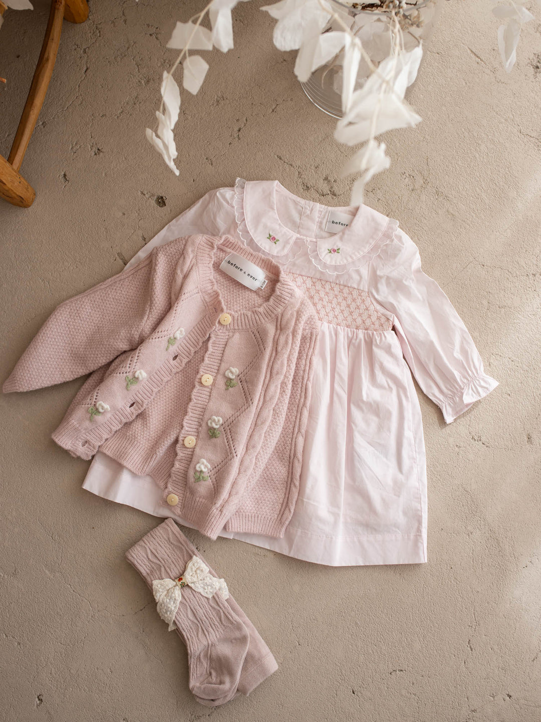 Elowen Mae Cardigan – Dusty Pink