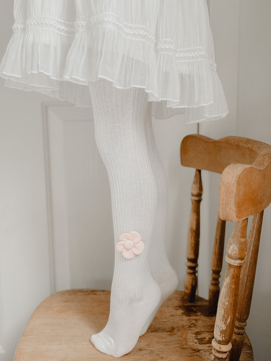 Baby Girl Tights Color White Winter/Summer main image 1