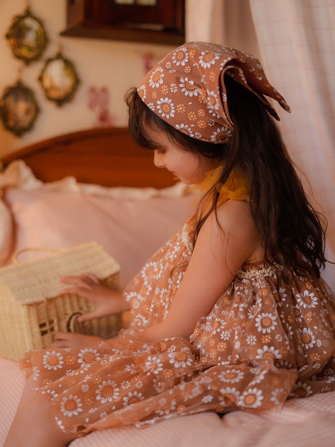 Toffee Daisy Tutu Dress